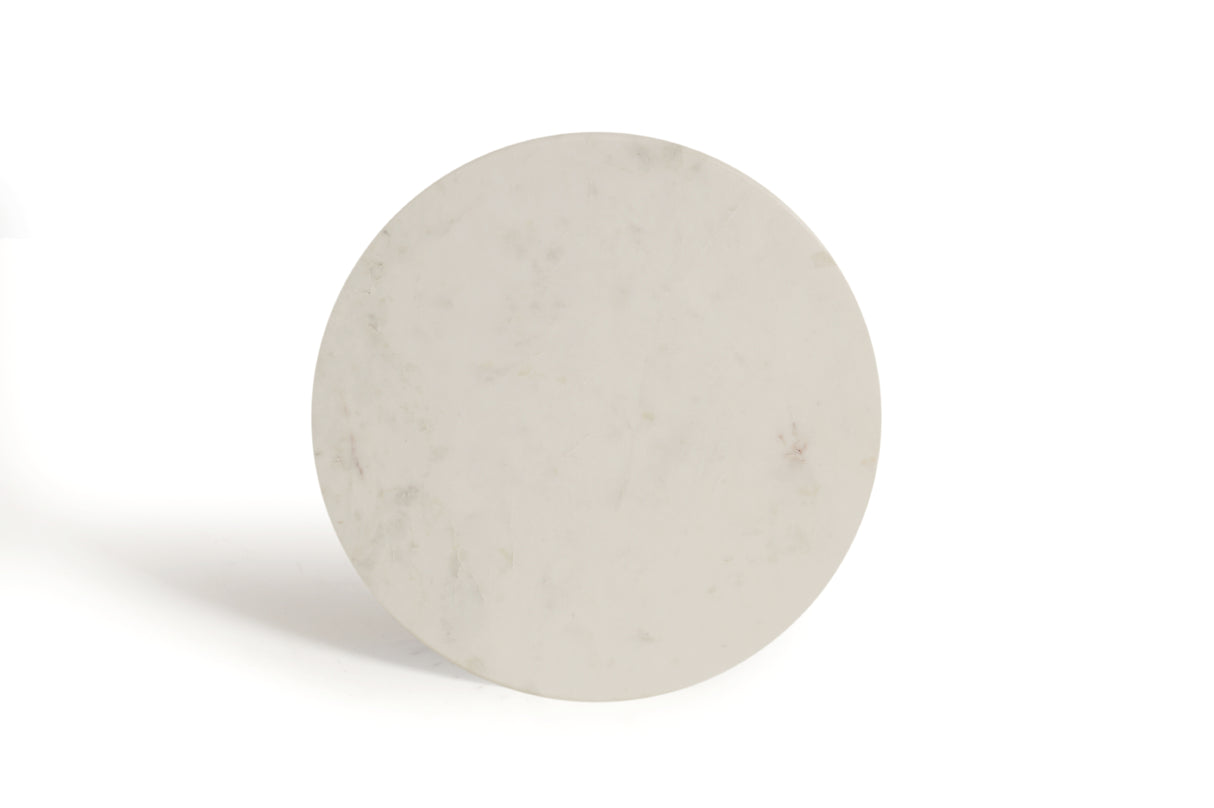 Tulip Banswara Marble & Mango Wood Side Table